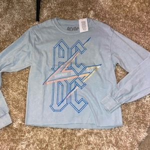 Womens Long Sleeve AC/DC Graphic T-shirt